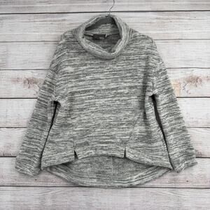 Saturday Sunday Anthropologie Turtleneck Sweater Womens XS Gray Cream